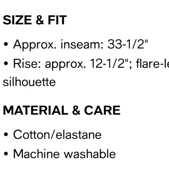 💖Free People / We The Free Jayde Corduroy Flared Jeans / Pants - Picture 3 of 7